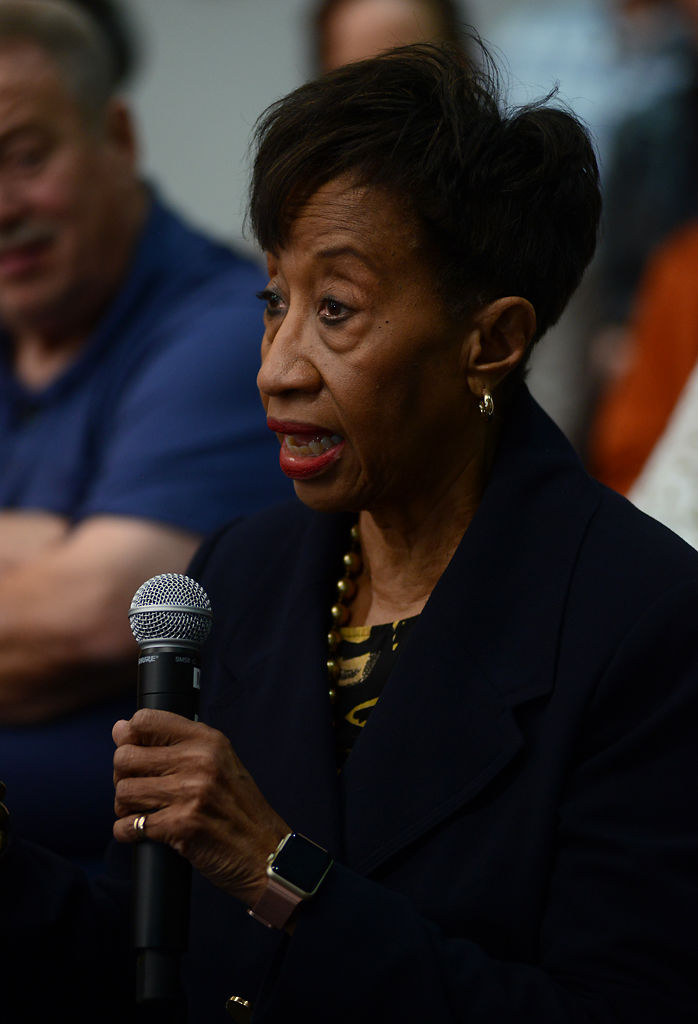 Columbia resident Barbra Horrell talks about previous landmarks around town